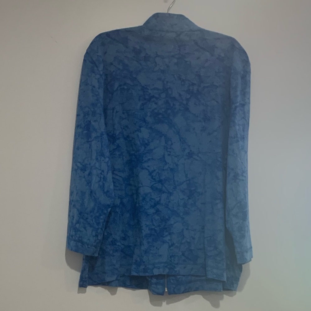 Chico’s Weekends Blue Jacket - Picture 5 of 5